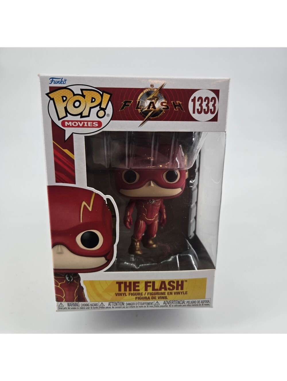 Funko Pop Movies The Flash #1333 DC 2023 Vinyl Figure Barry Allen